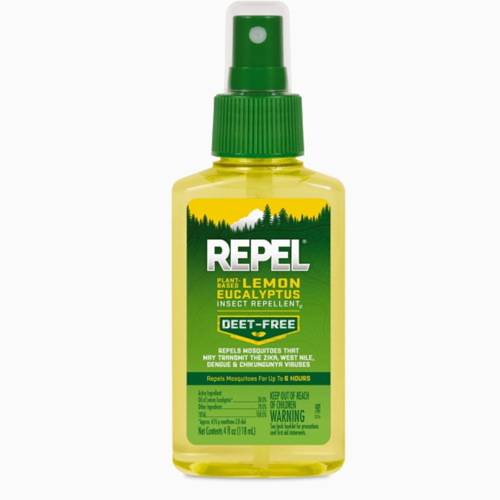 Repel Plant-Based Lemon Eucalyptus DEET Free 6 Hour Insect Repellent NWT